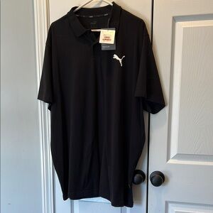 Puma Black Polo Shirt